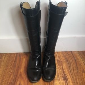 Frye Black Tall boots size 8